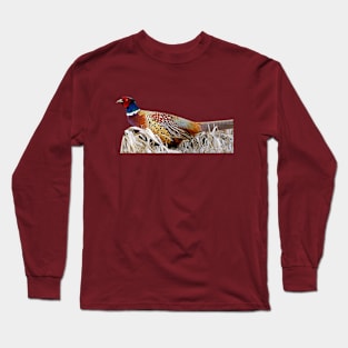 Ring-necked Pheasant Photo Long Sleeve T-Shirt